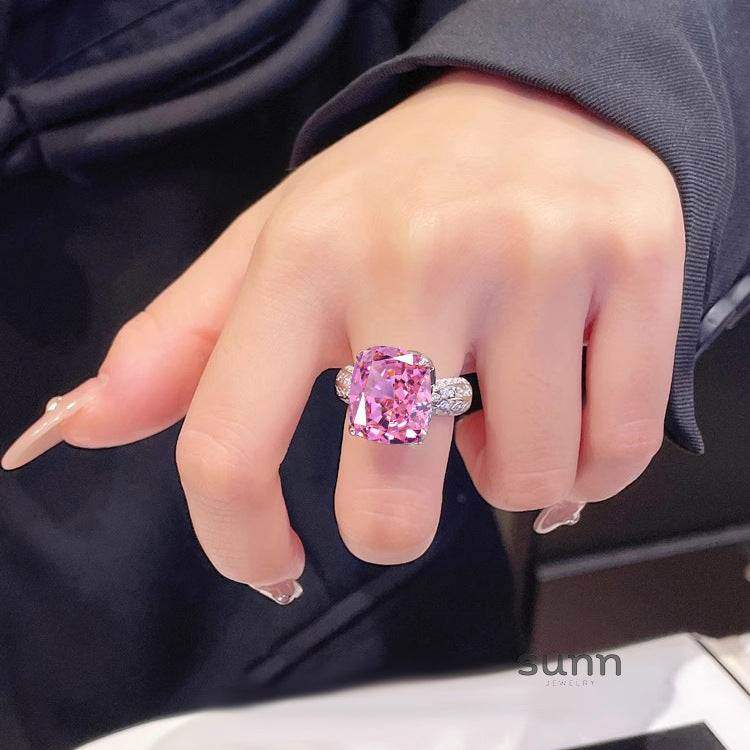 Amaiya Ice Flower Crystal Ring [6LRT140L]