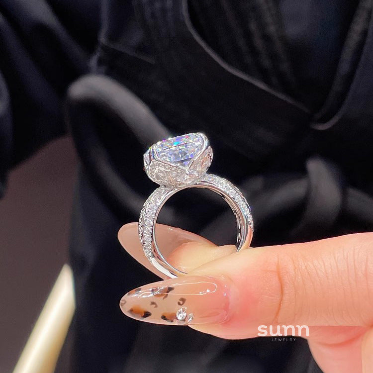 Amaiya Ice Flower Crystal Ring [Z6BTJE8E]