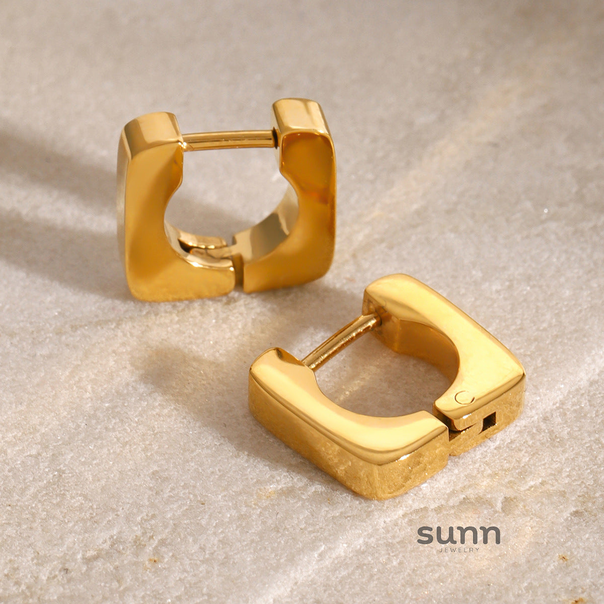 Amaiyah Geometric Hoop Earrings [HNCHEZDX]