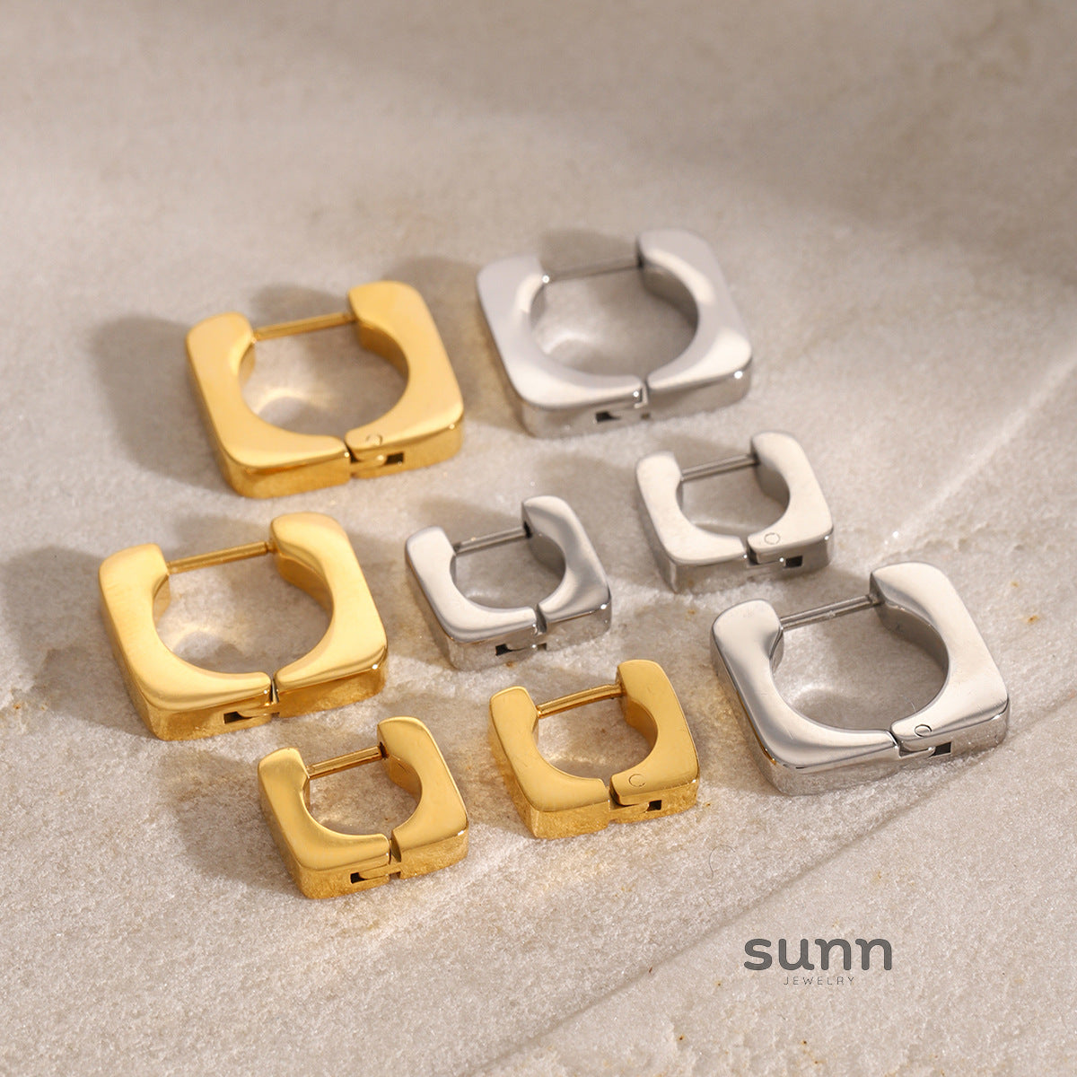 Amaiyah Geometric Hoop Earrings [LUVJ0WO1]