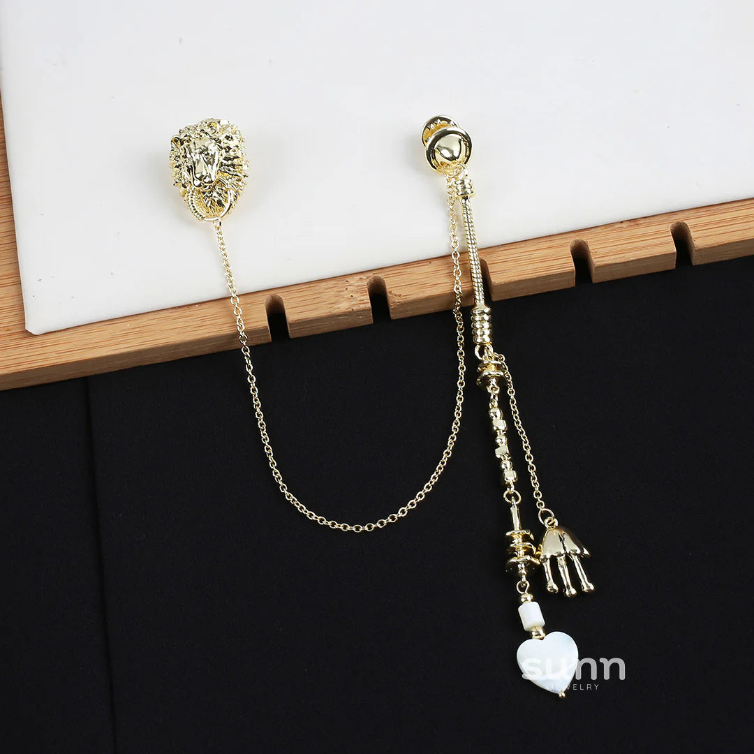 Amaiyah Medusa Tassel Brooch