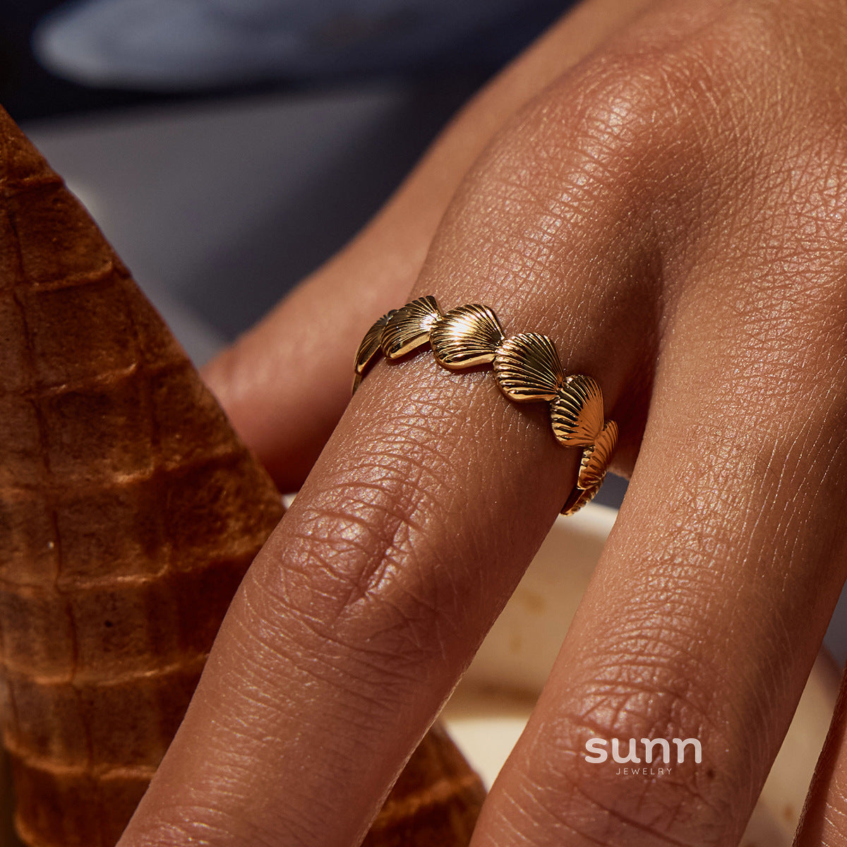 Amaiyah Starfish Shell Ring Set [A1C86B35]