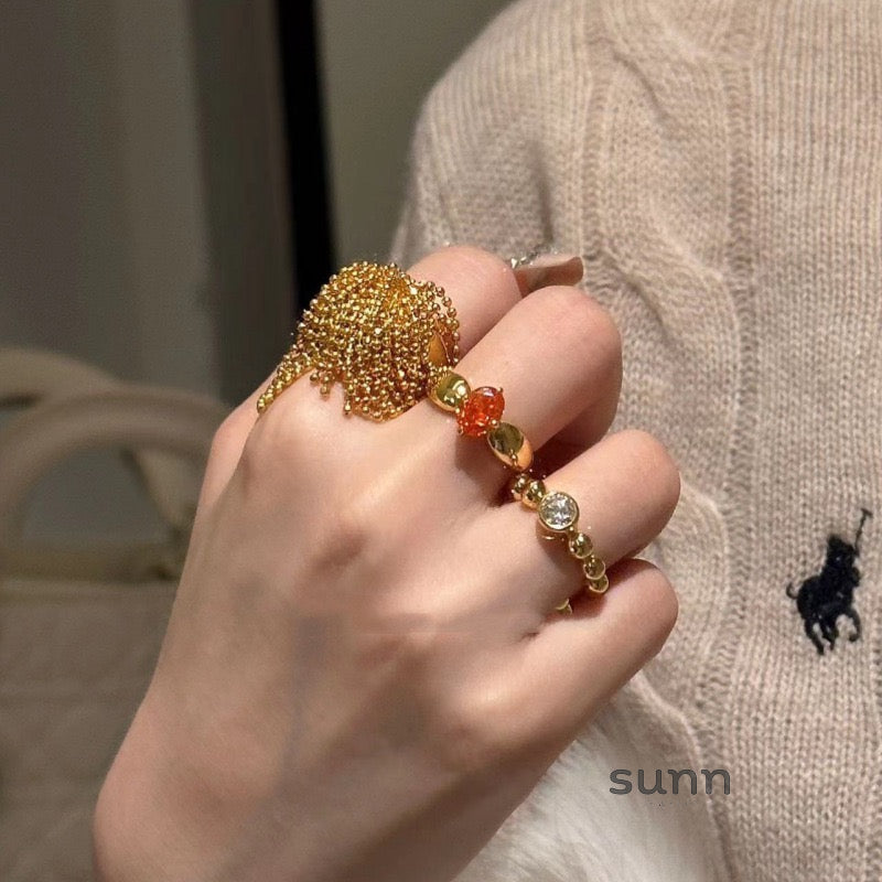 Amalie Vibrant Oval Ring [7SAT5MBC]