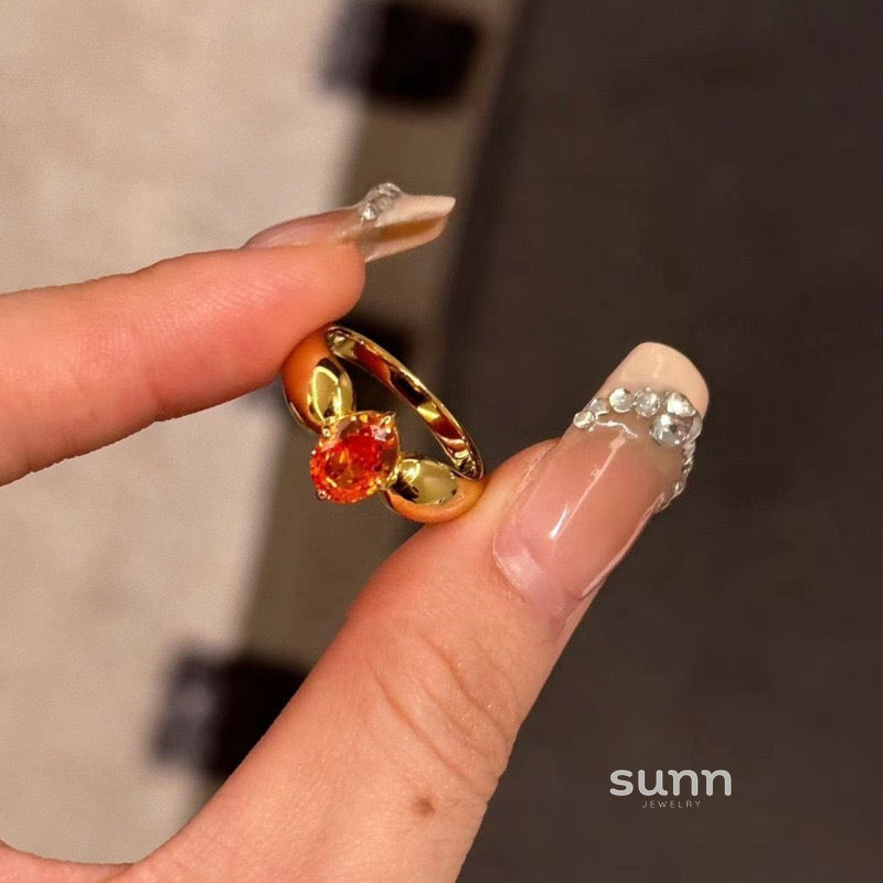 Amalie Vibrant Oval Ring [45UCP2JN]