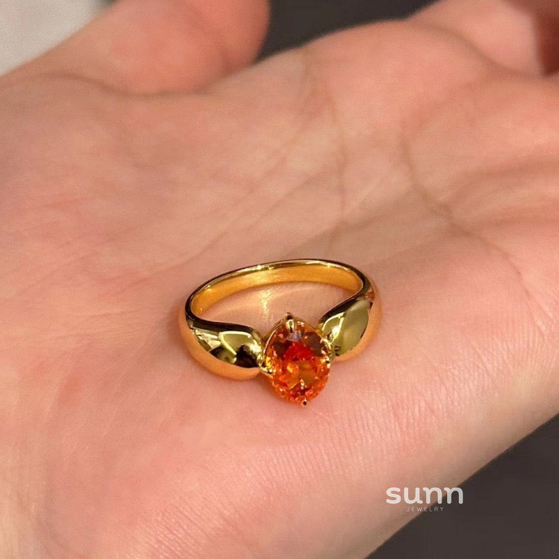 Amalie Vibrant Oval Ring [S3NMQ130]