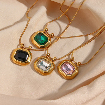 Amanda Gold Zircon Necklace [7Q7AWEFH]