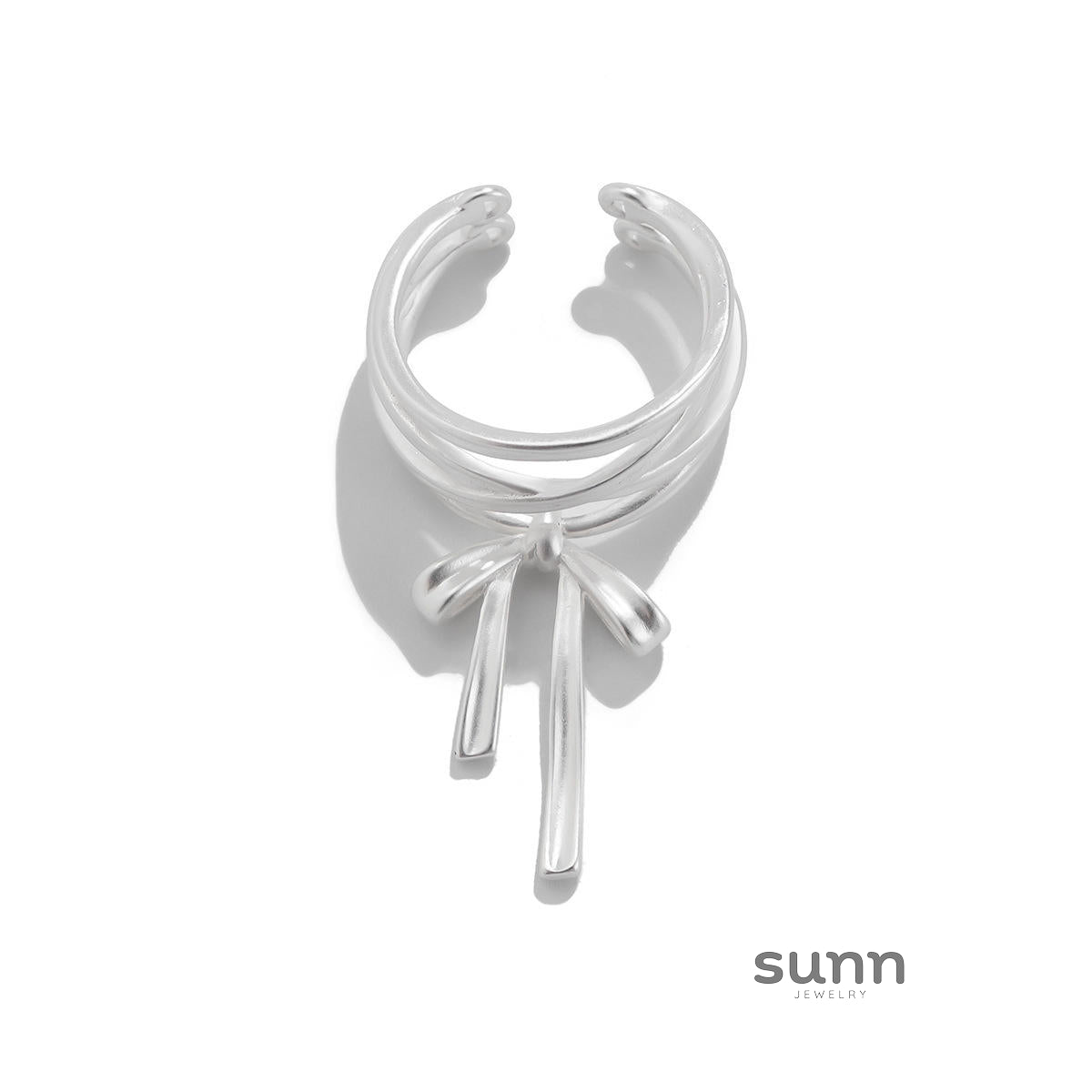 Amanda Pearl Bow Ring Set [12AFMBPT]