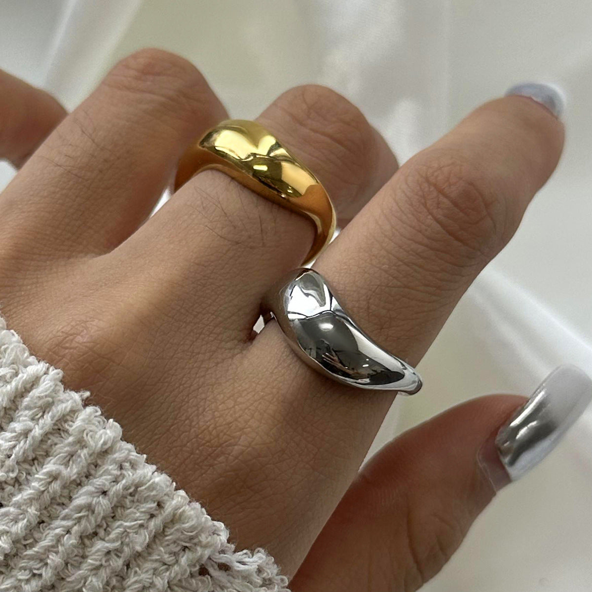 Amaria Chunky Geometric Ring [ZXS38YCG]