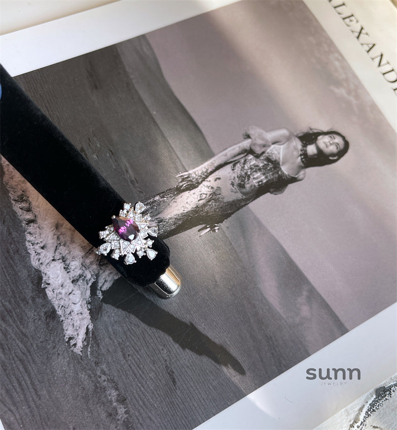 Amarianna Purple Gemstone Ring [3ON5OUPR]
