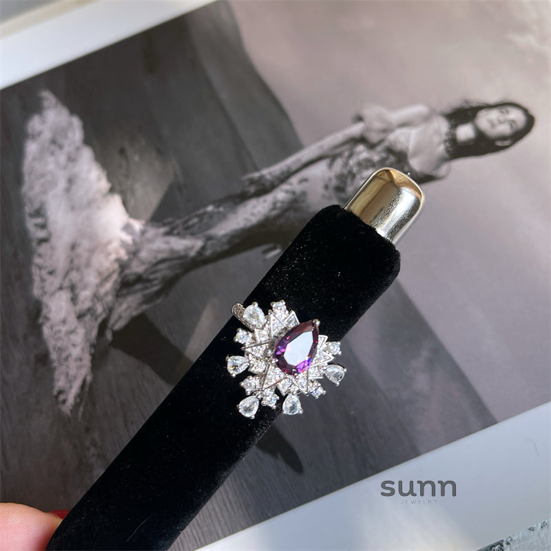 Amarianna Purple Gemstone Ring [GR12GHVD]