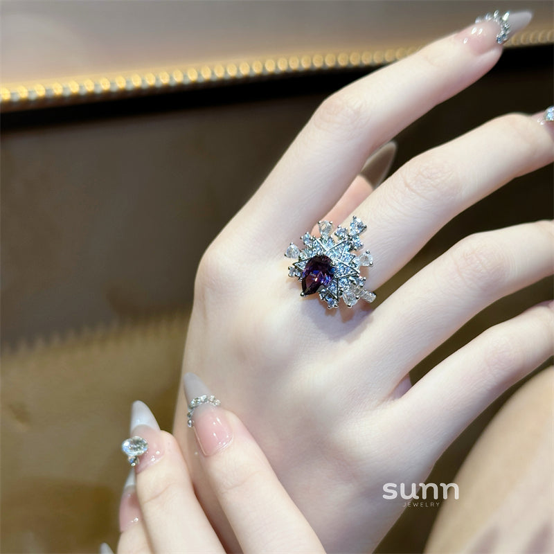 Amarianna Purple Gemstone Ring [AOZND3BU]
