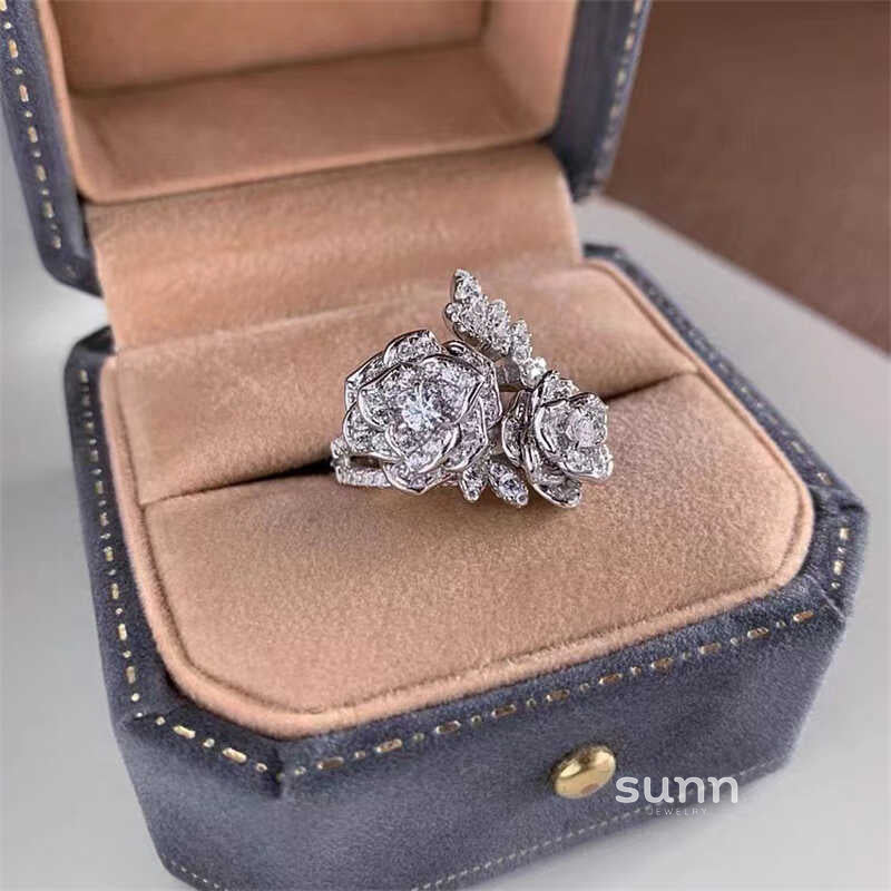 Amarianna Zircon Camellia Ring [CMGE7SSJ]