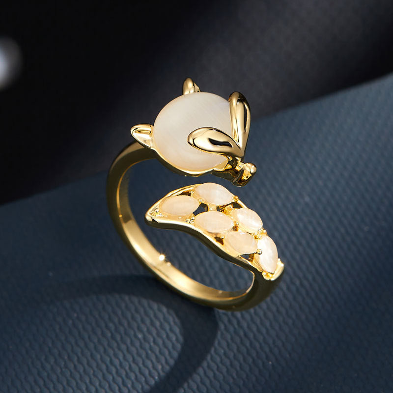 Amariyah Foxy Cat's Eye Ring [4051AB7M]