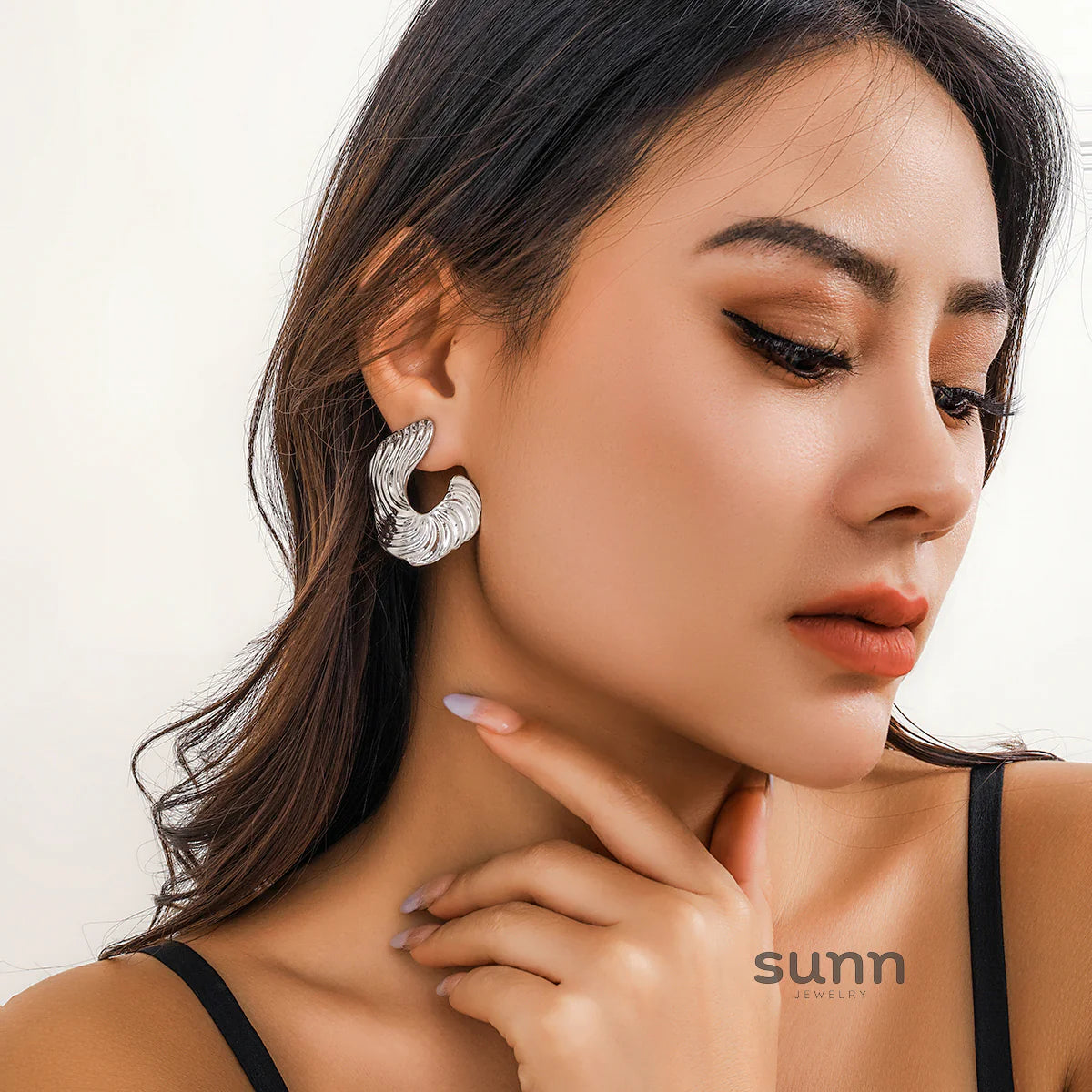Amarra Textured Stud Earrings
