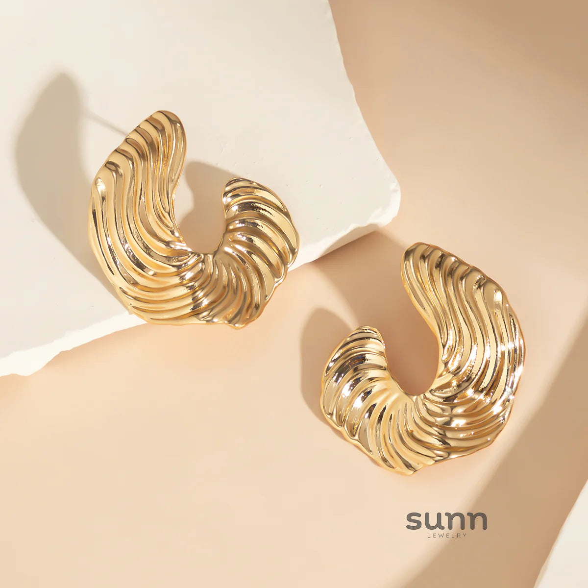 Amarra Textured Stud Earrings