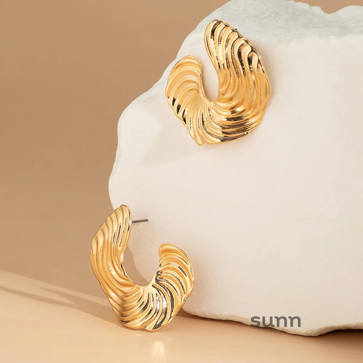 Amarra Textured Stud Earrings