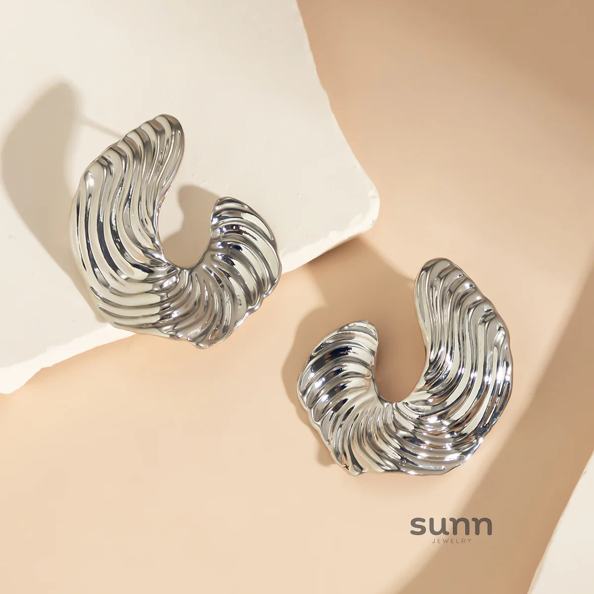 Amarra Textured Stud Earrings
