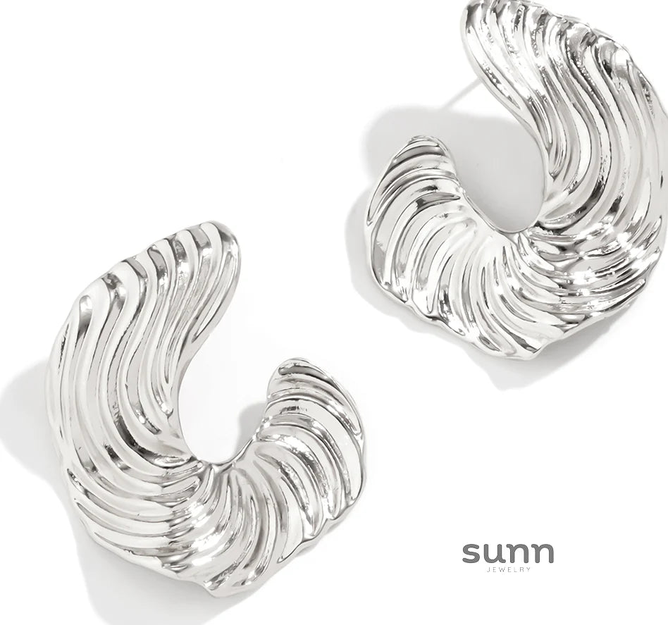 Amarra Textured Stud Earrings