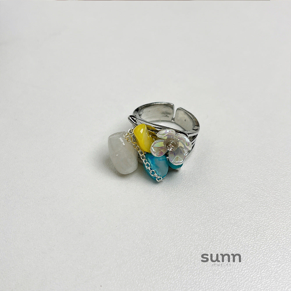 Amaryah Chinoiserie Stacking Ring [OCCQANHT]