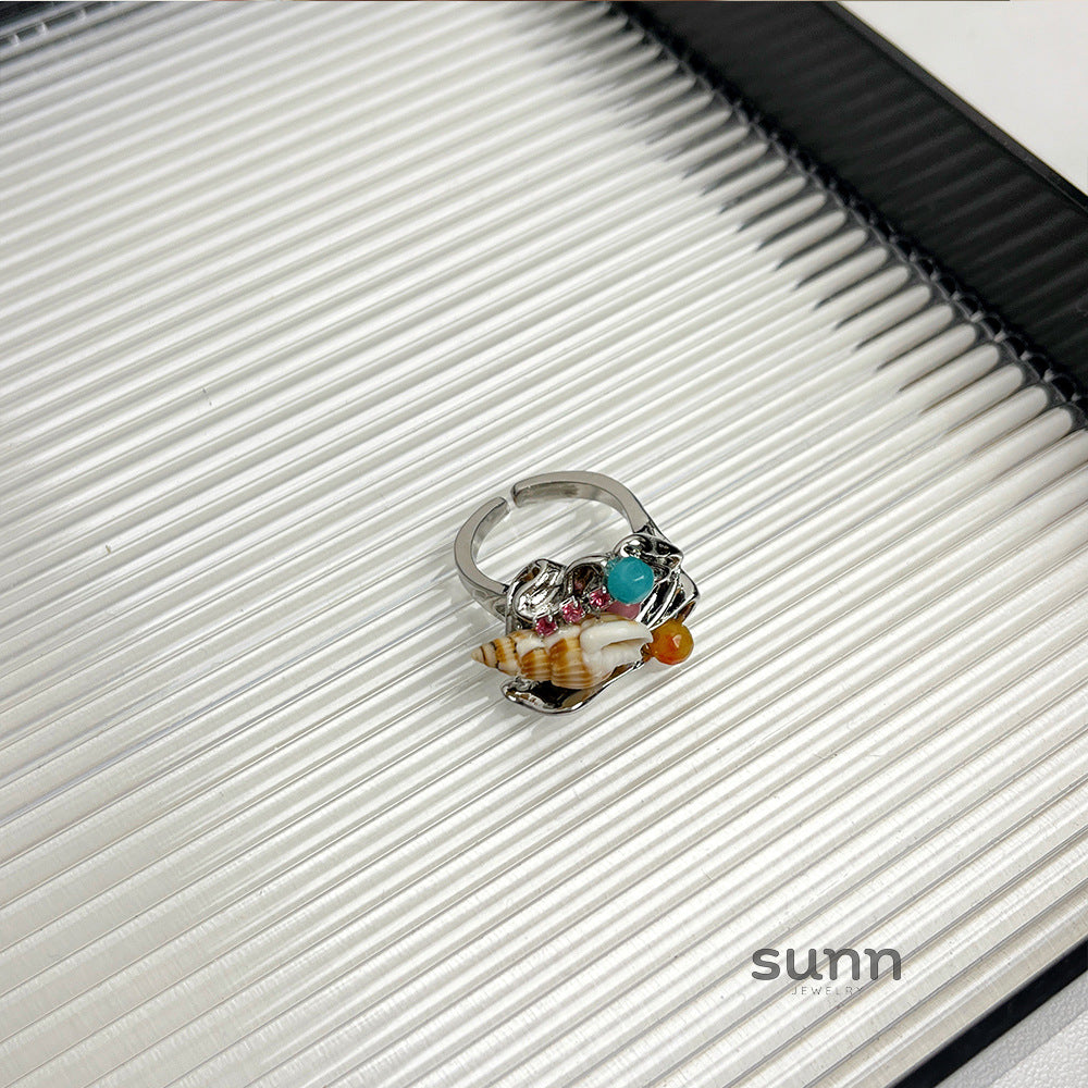 Amaryah Chinoiserie Stacking Ring [KM3Y9MF7]