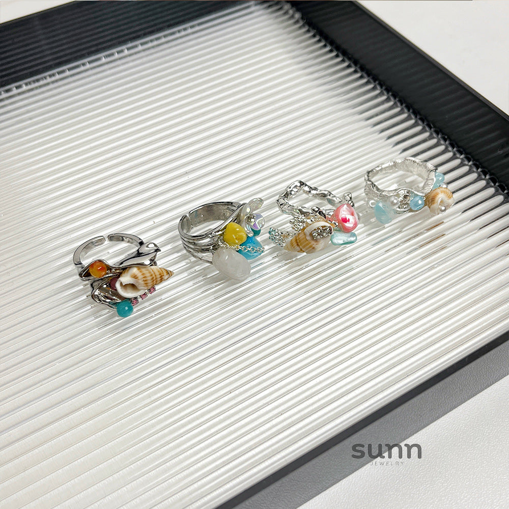 Amaryah Chinoiserie Stacking Ring [O2M2Y5FU]