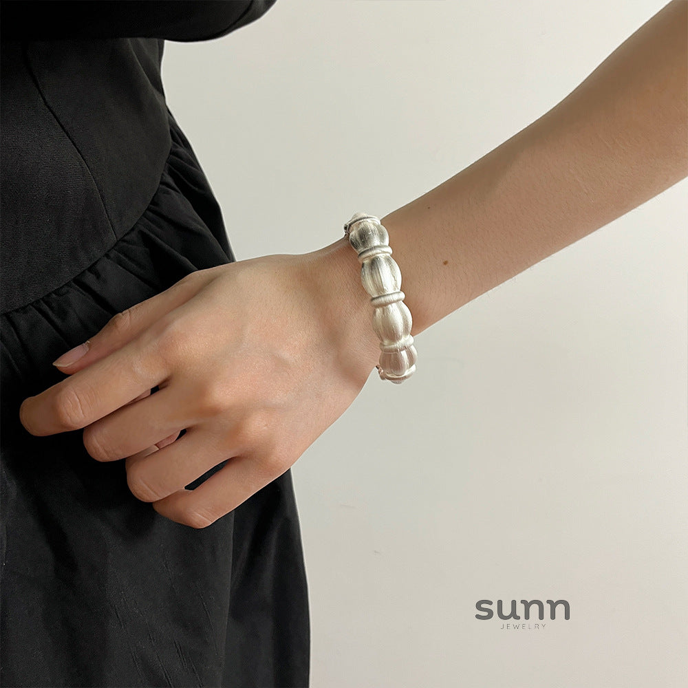 Amauri Frosted Braided Bow Bracelet [NW394XIZ]