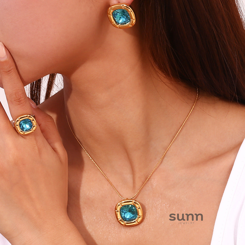 Amayra Zircon Bloom Jewelry [JAA3OB8U]