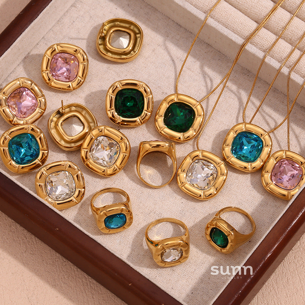 Amayra Zircon Bloom Jewelry [9O3A2GT3]