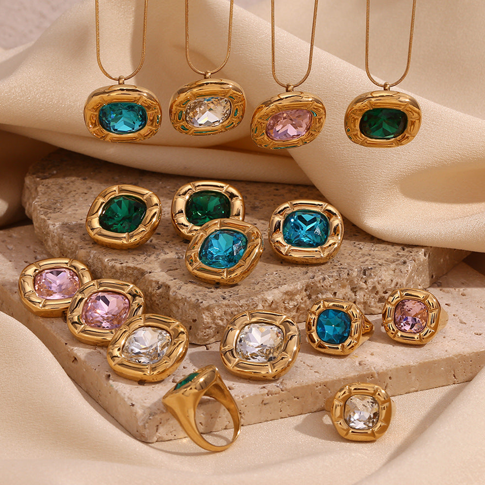 Amayra Zircon Bloom Jewelry [BWKTPBOC]