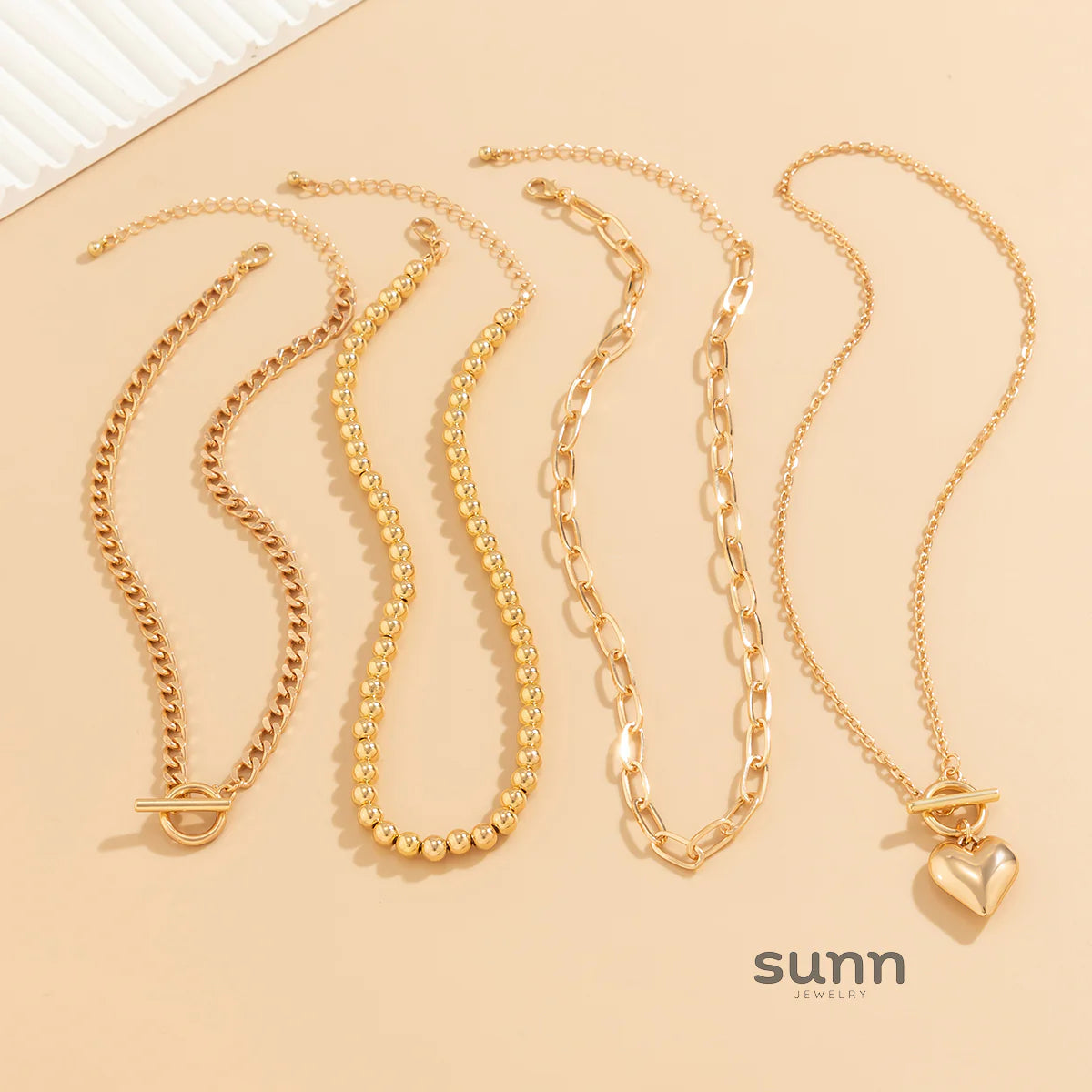 Amazing Layered Charm Necklace Set