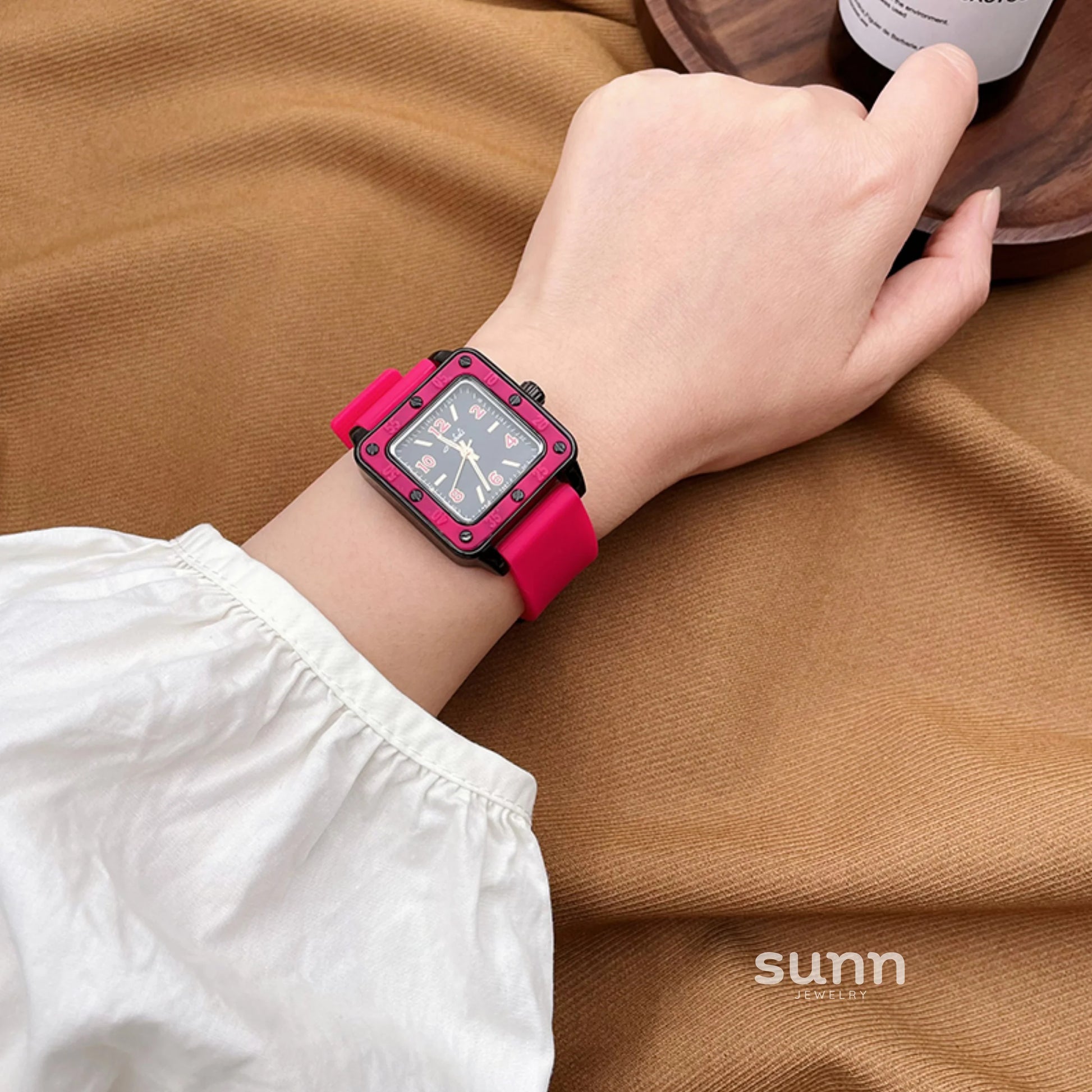 Amazing Silicone Square Watch