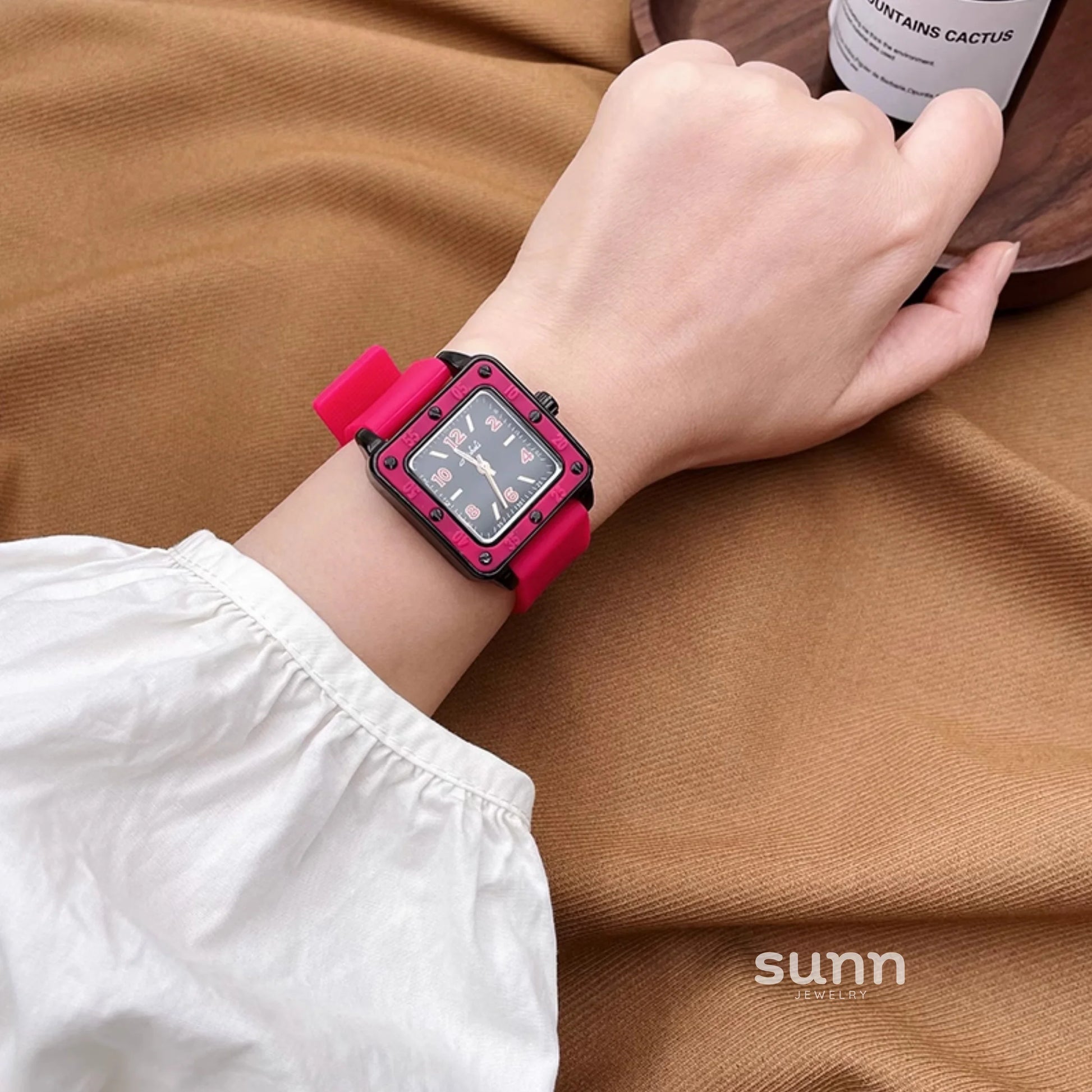 Amazing Silicone Square Watch