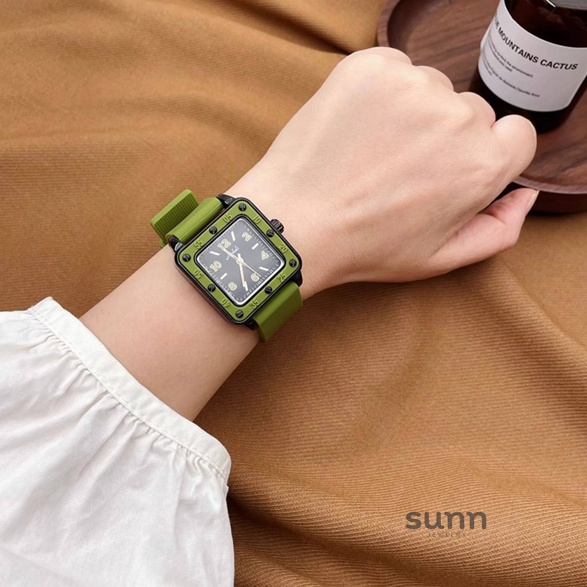 Amazing Silicone Square Watch