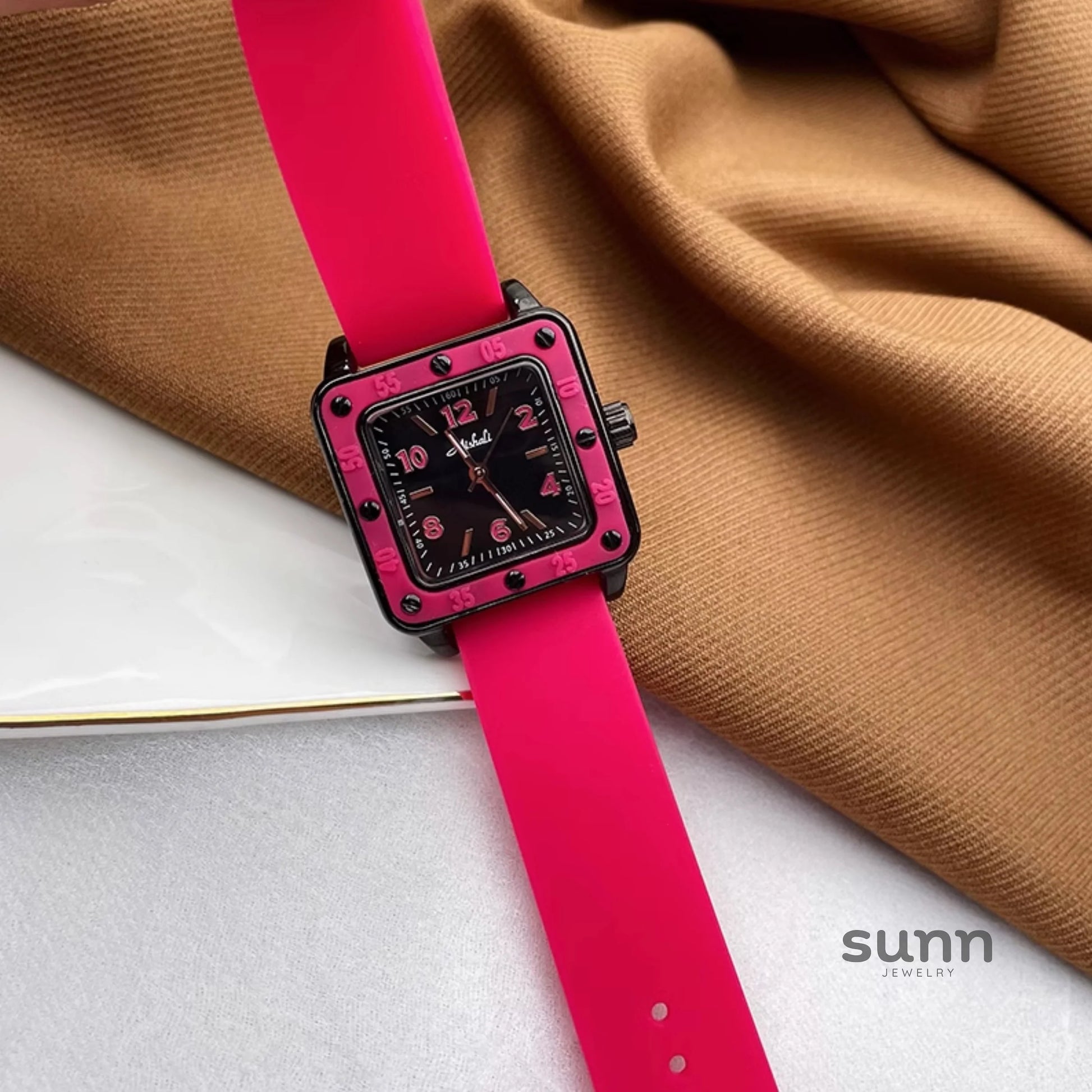 Amazing Silicone Square Watch