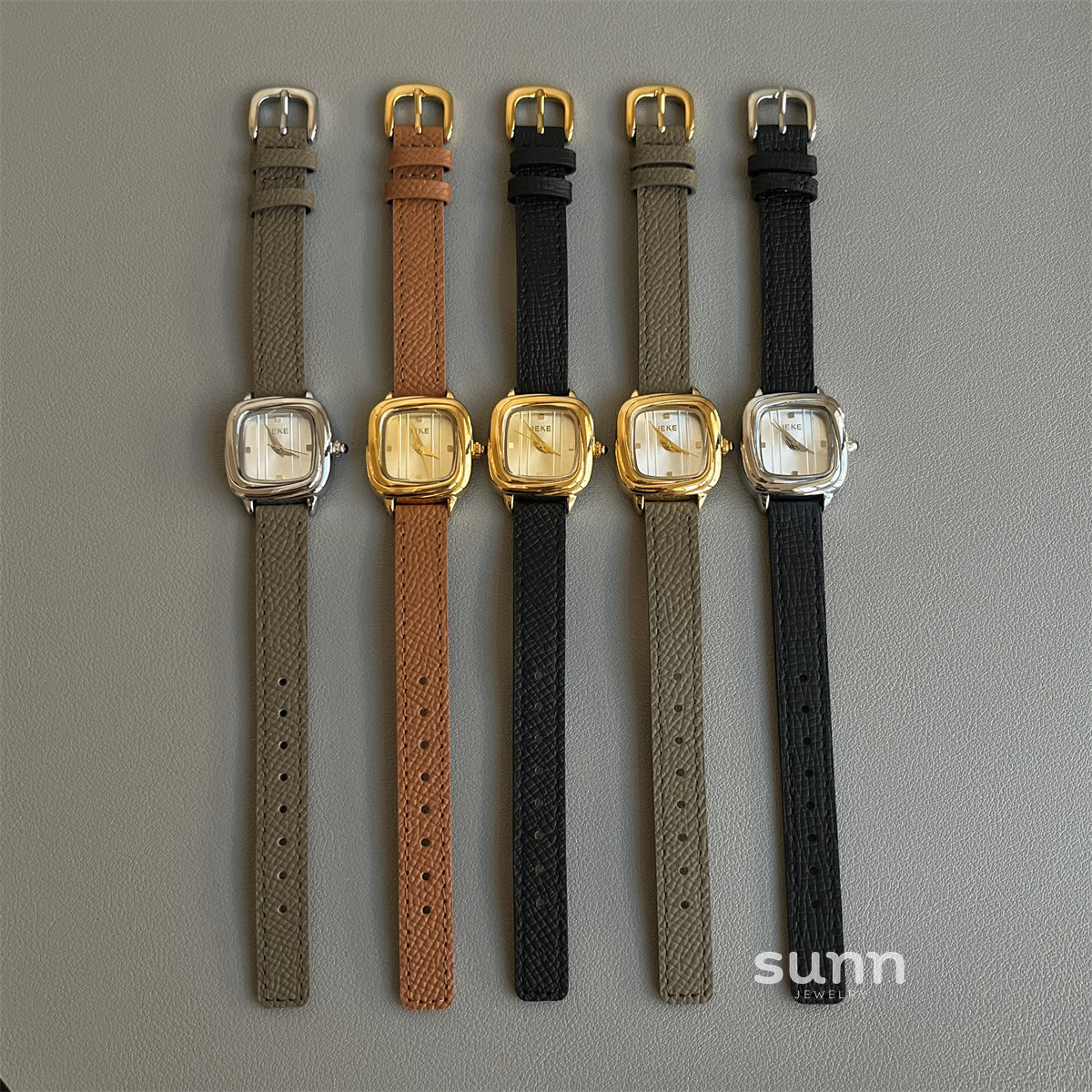 Amberley Retro Leather Watch [L0OIEBOC]