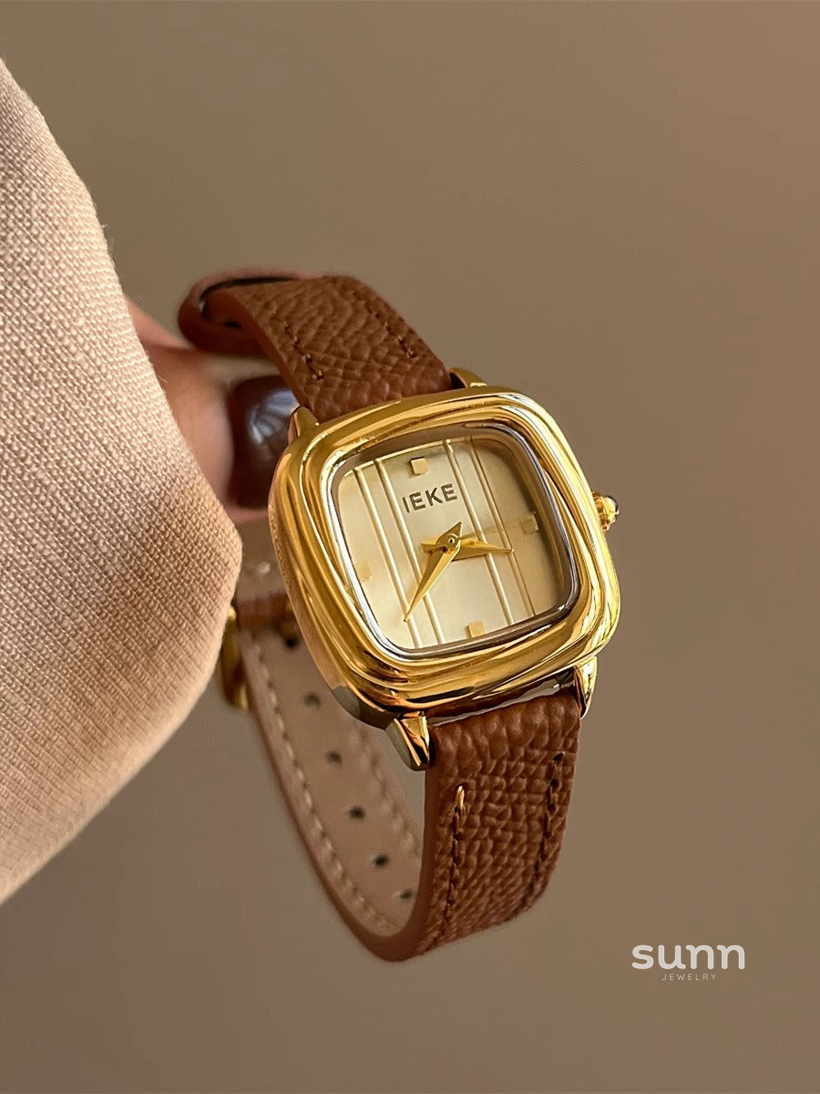 Amberley Retro Leather Watch [3TRJFRQ1]
