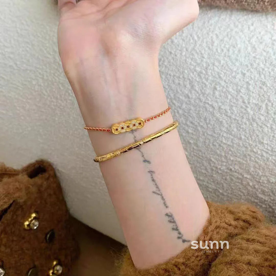 Amberlyn Fortune Coin Bracelet