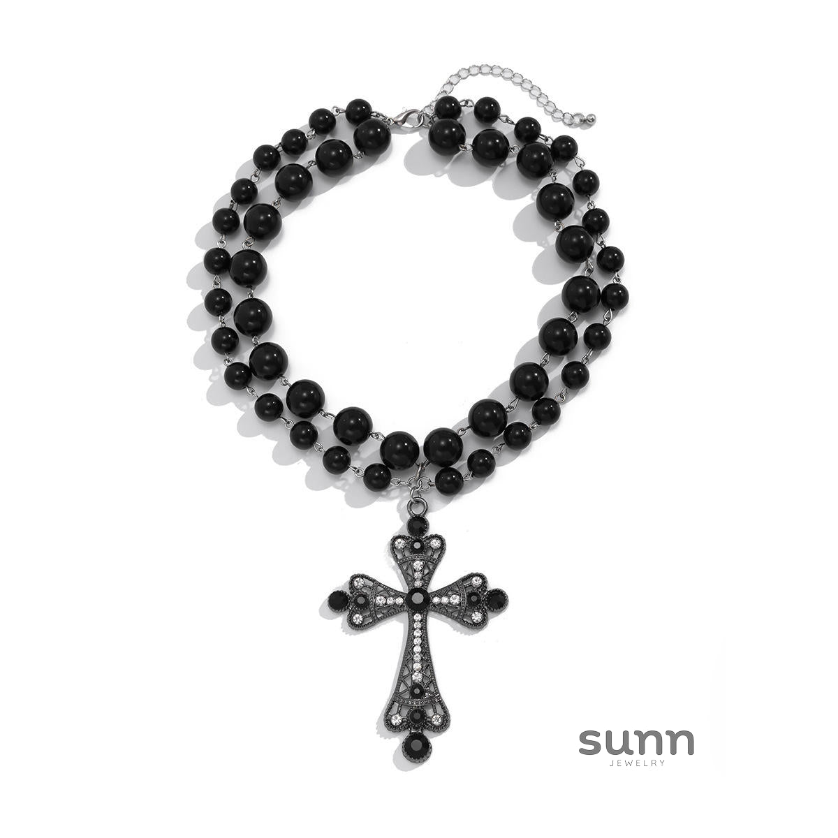 Ameenah Layered Cyberpunk Necklace [E9M31FM9]