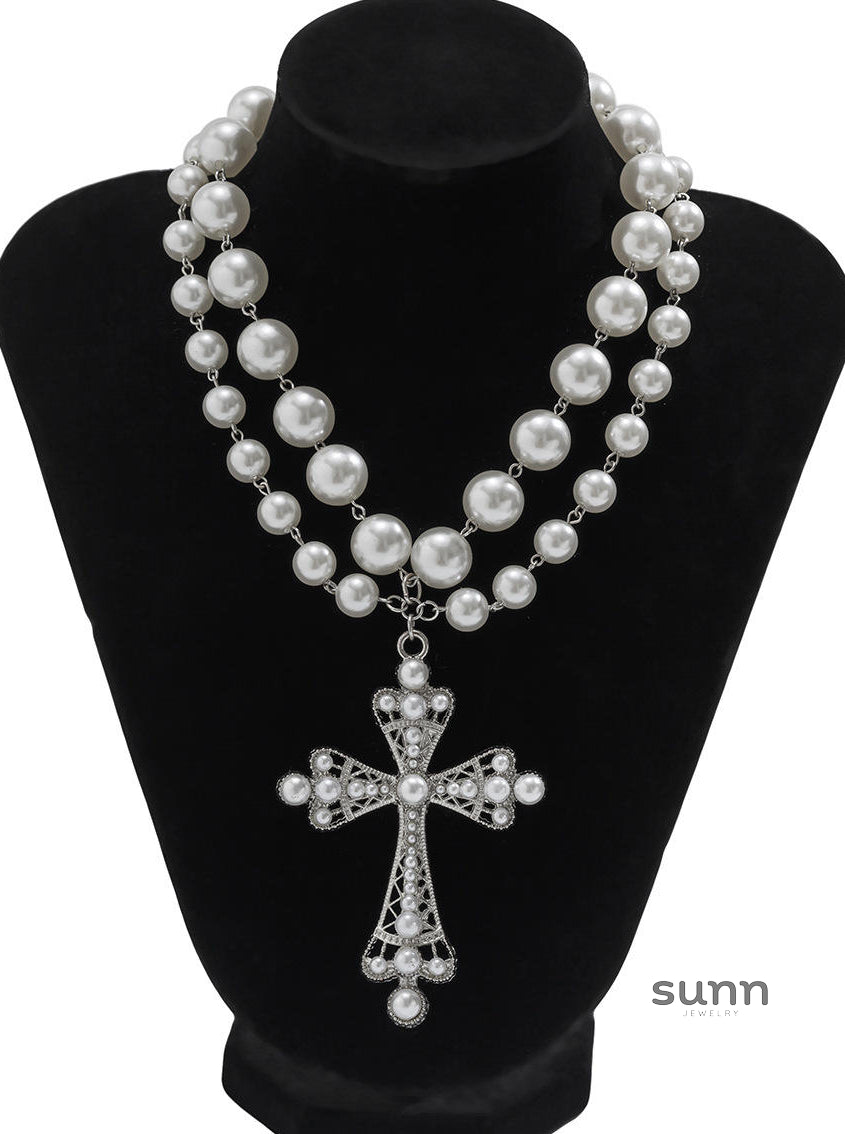 Ameenah Layered Cyberpunk Necklace [1M26PDO3]