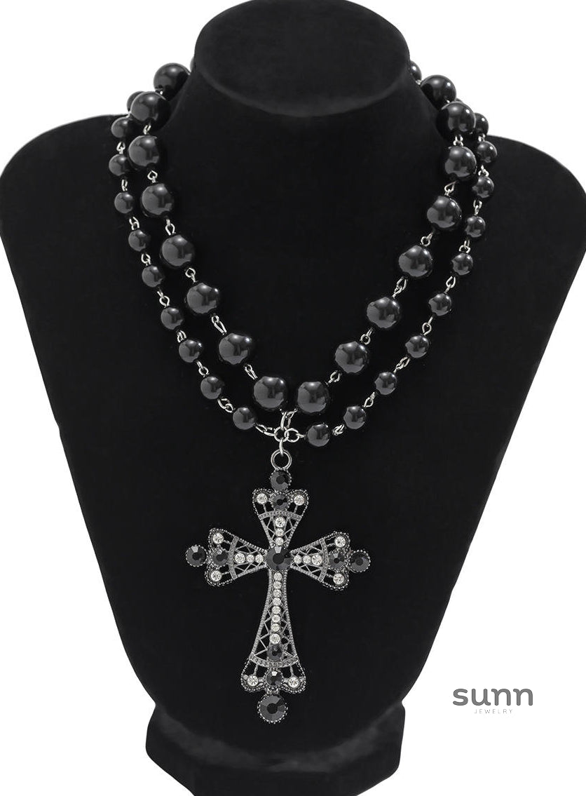 Ameenah Layered Cyberpunk Necklace [8RKTH7GN]