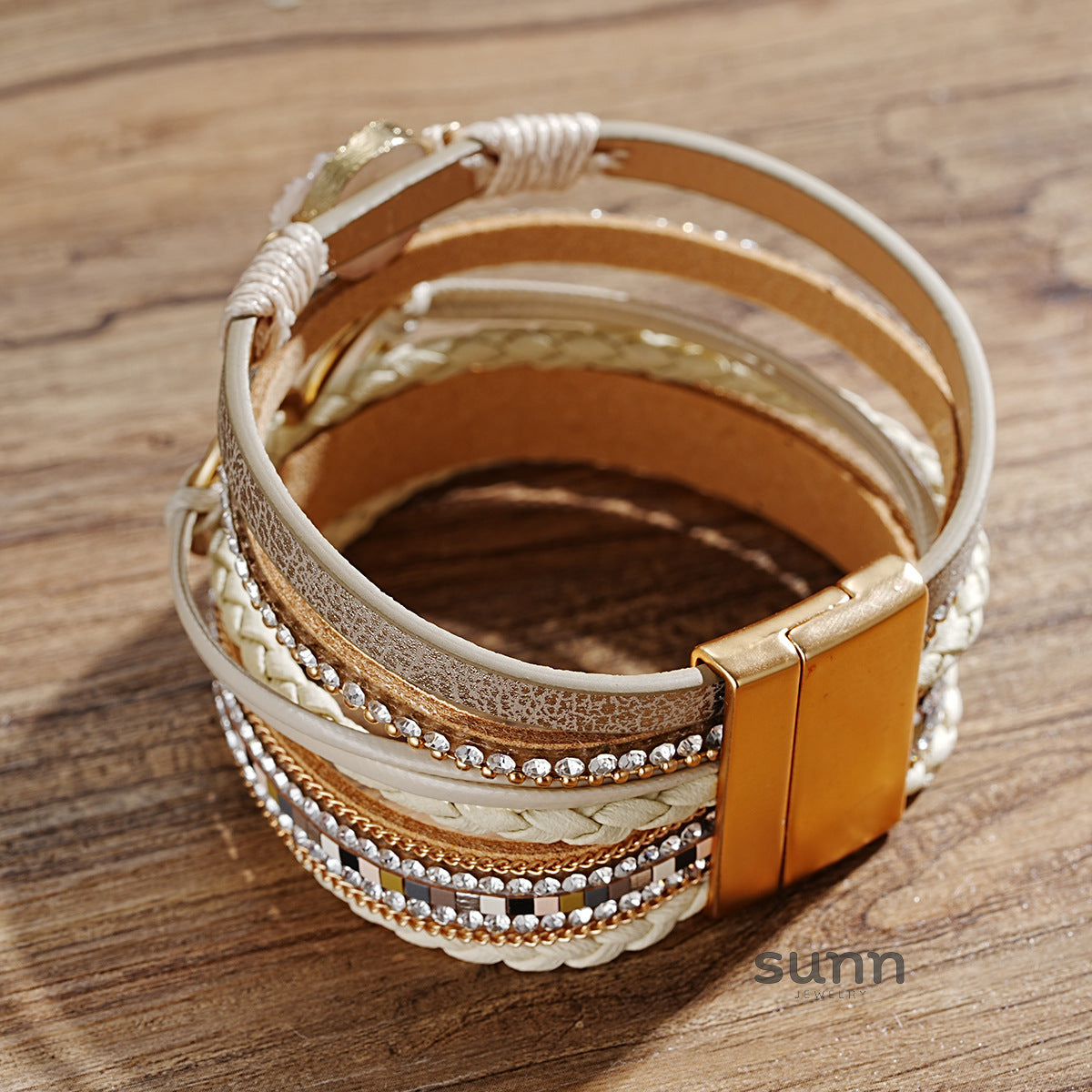 Ameera Braided Heart Bracelet [XR1PX7H0]