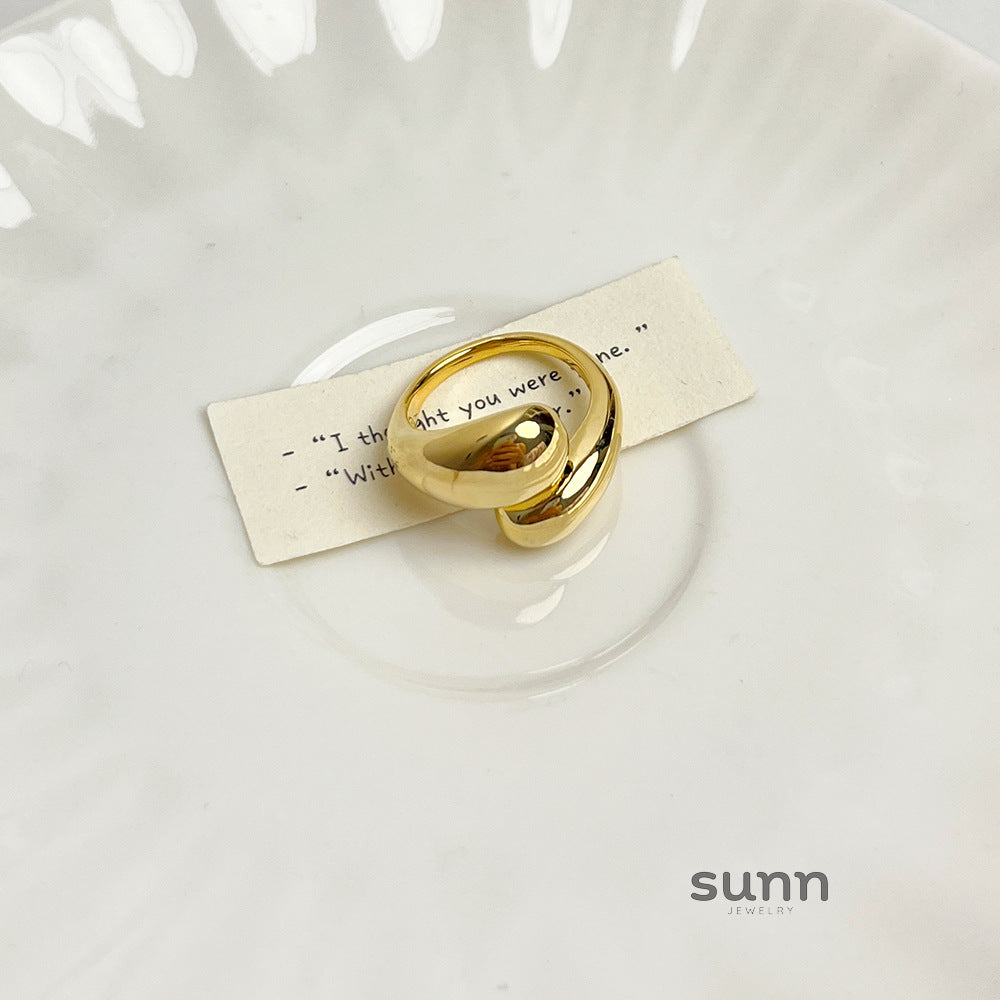 Ameera Geometric Open Ring [UINWLHQ0]
