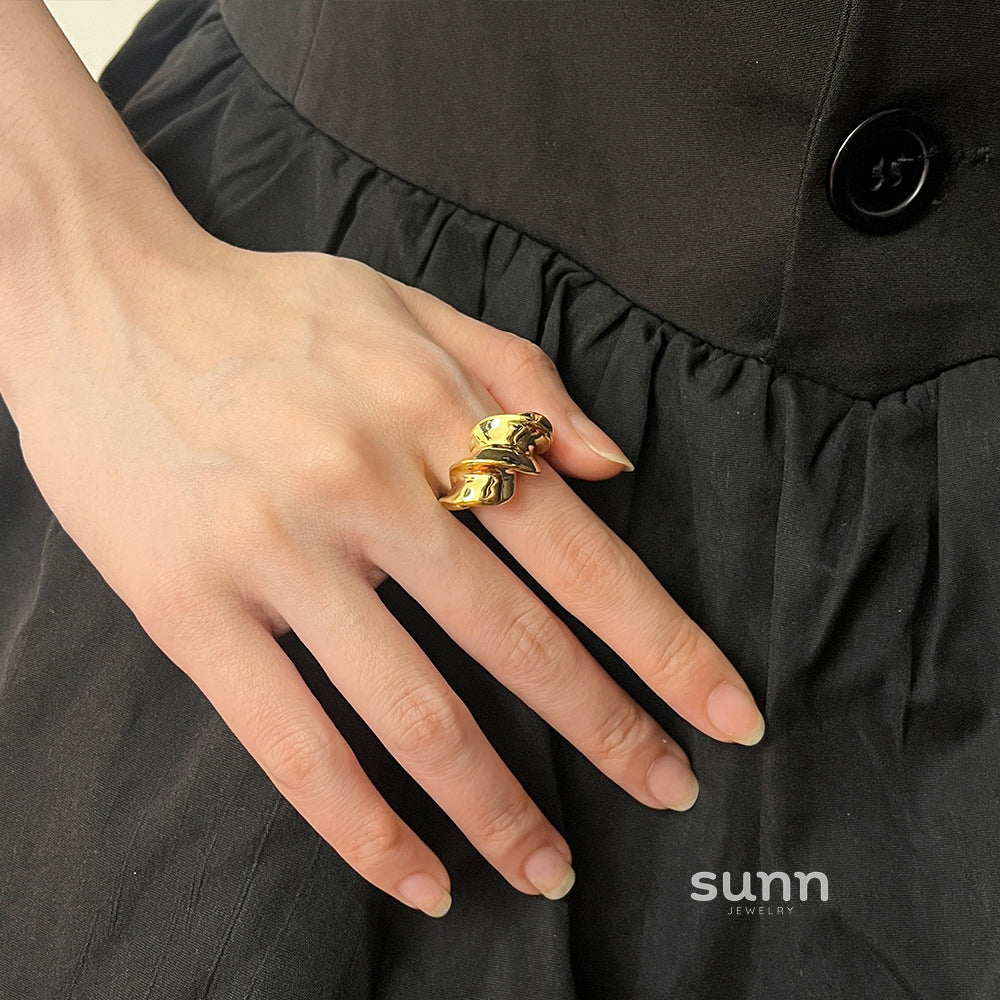 Ameera Geometric Open Ring [43J33U28]