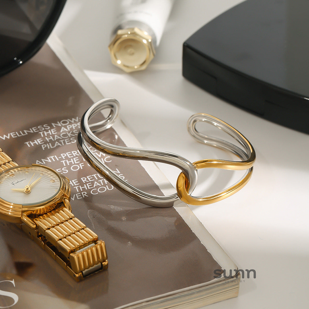 Ameliah Sculpted Cuff Bracelet [LZ3NY4J0]