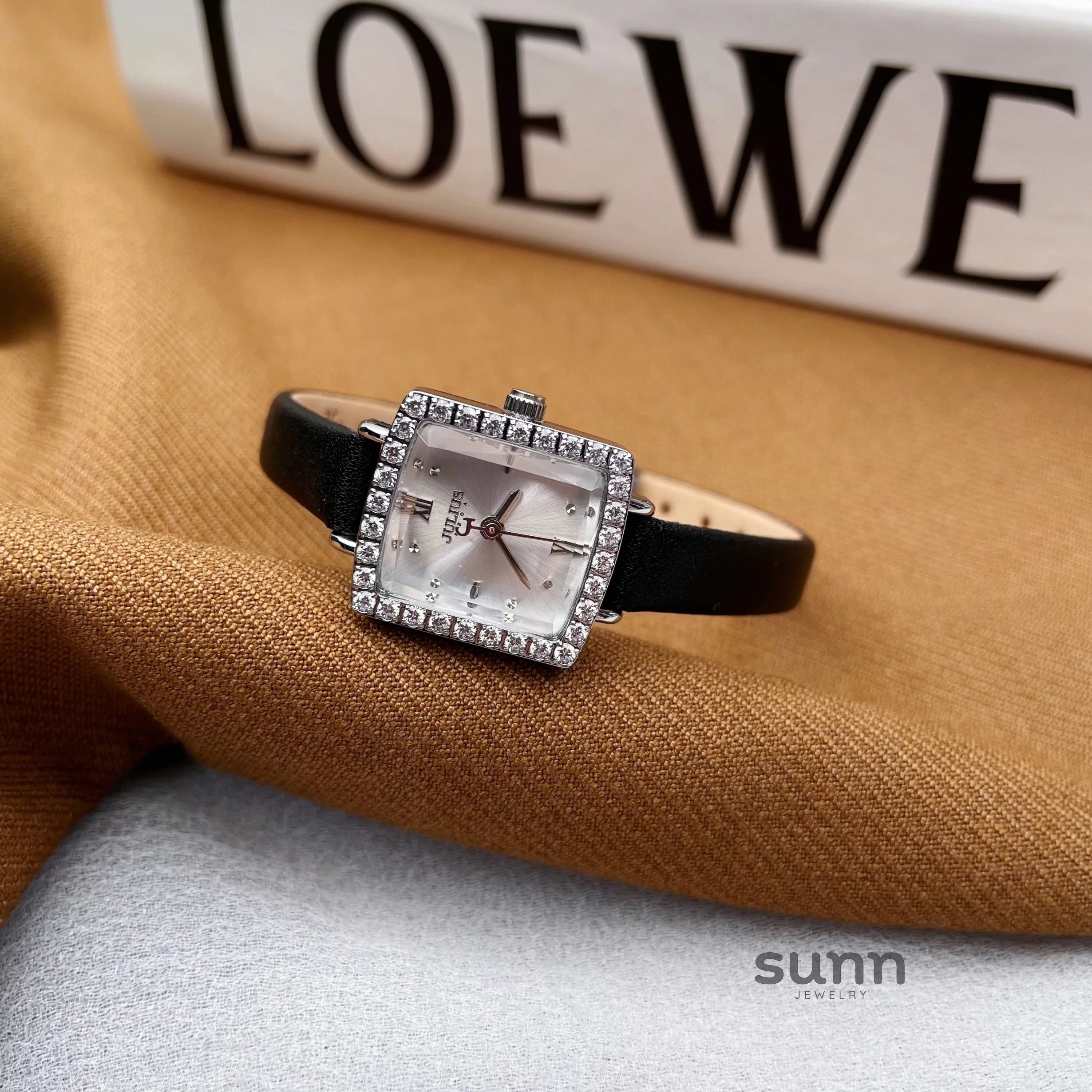 Ameliah Square Rhinestone Watch