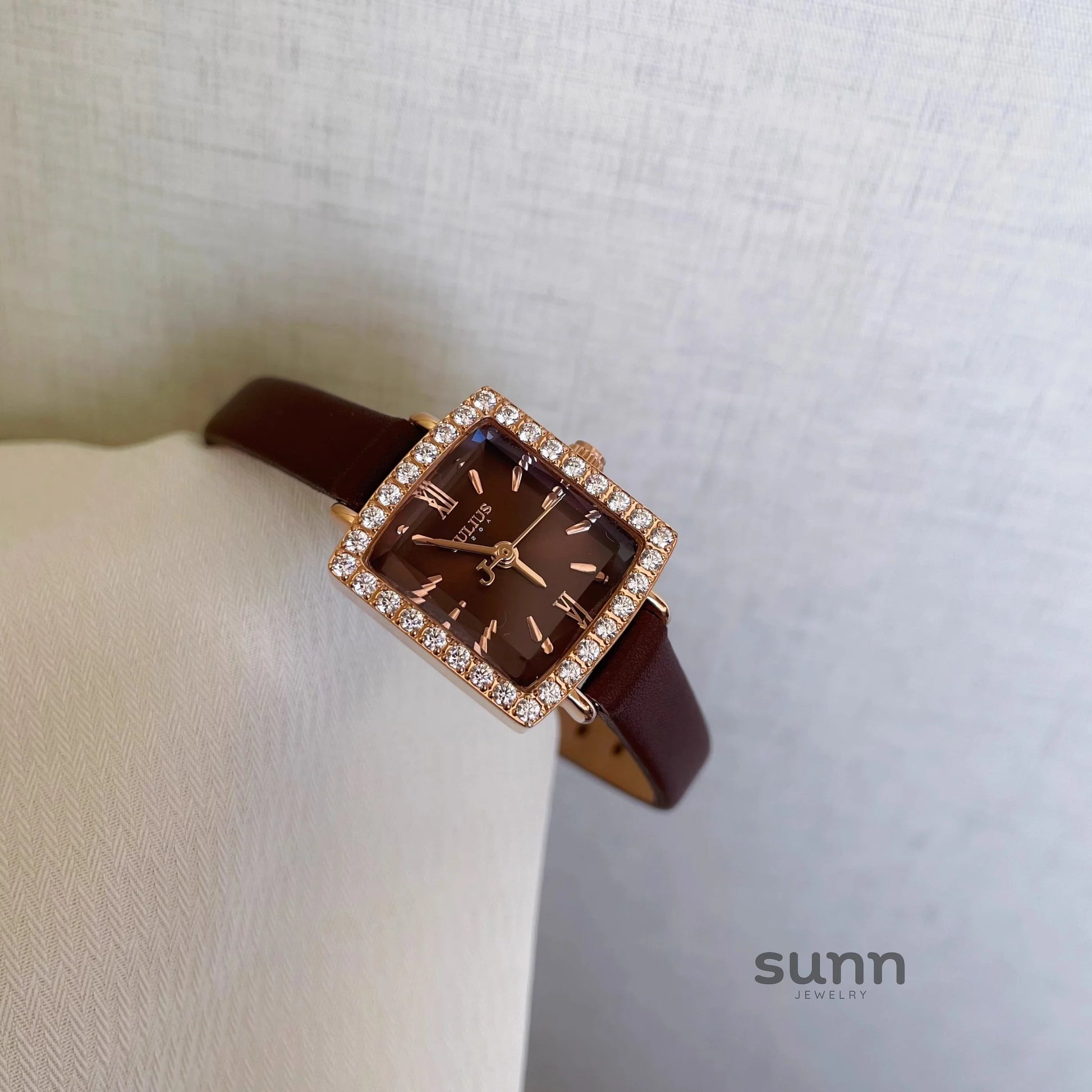 Ameliah Square Rhinestone Watch
