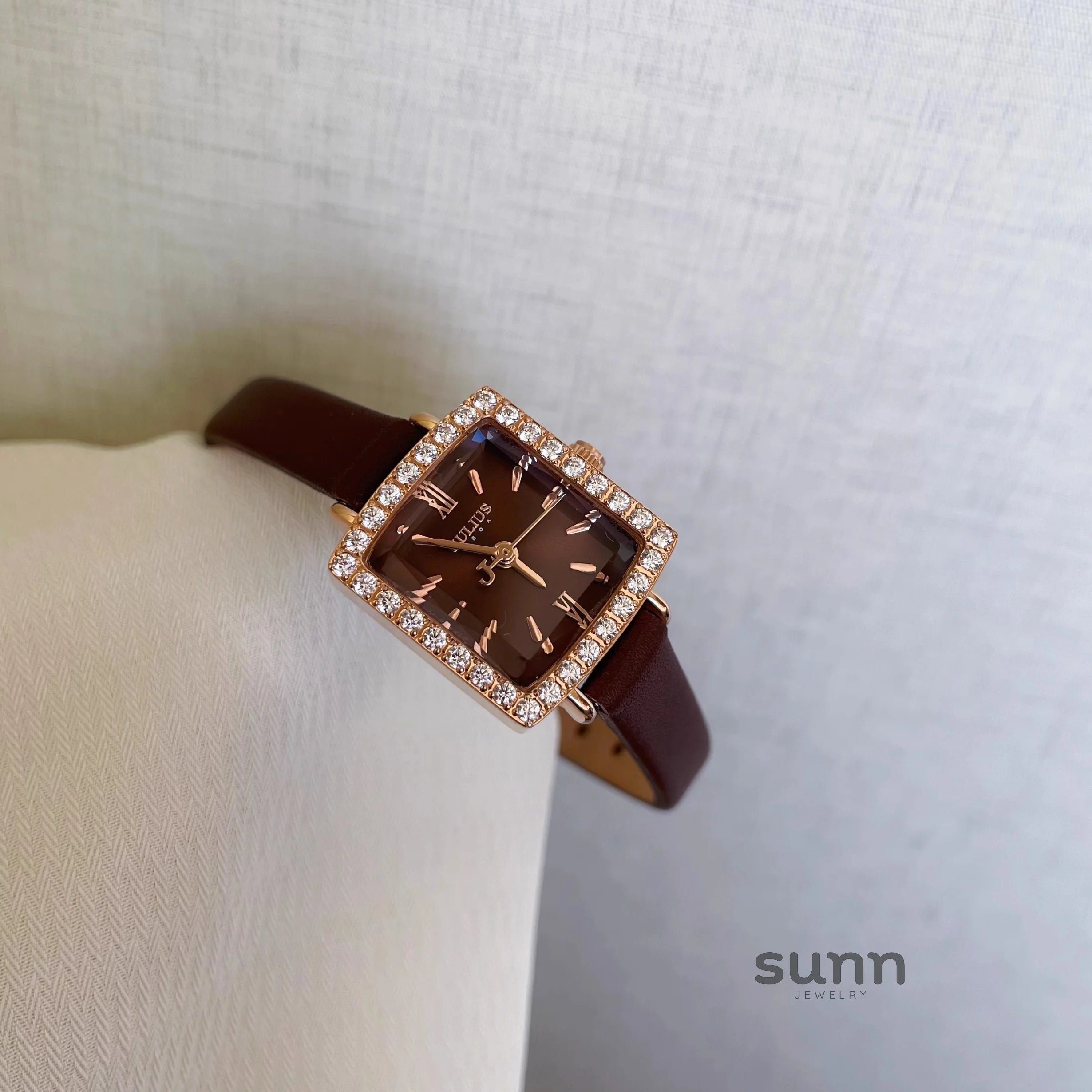 Ameliah Square Rhinestone Watch