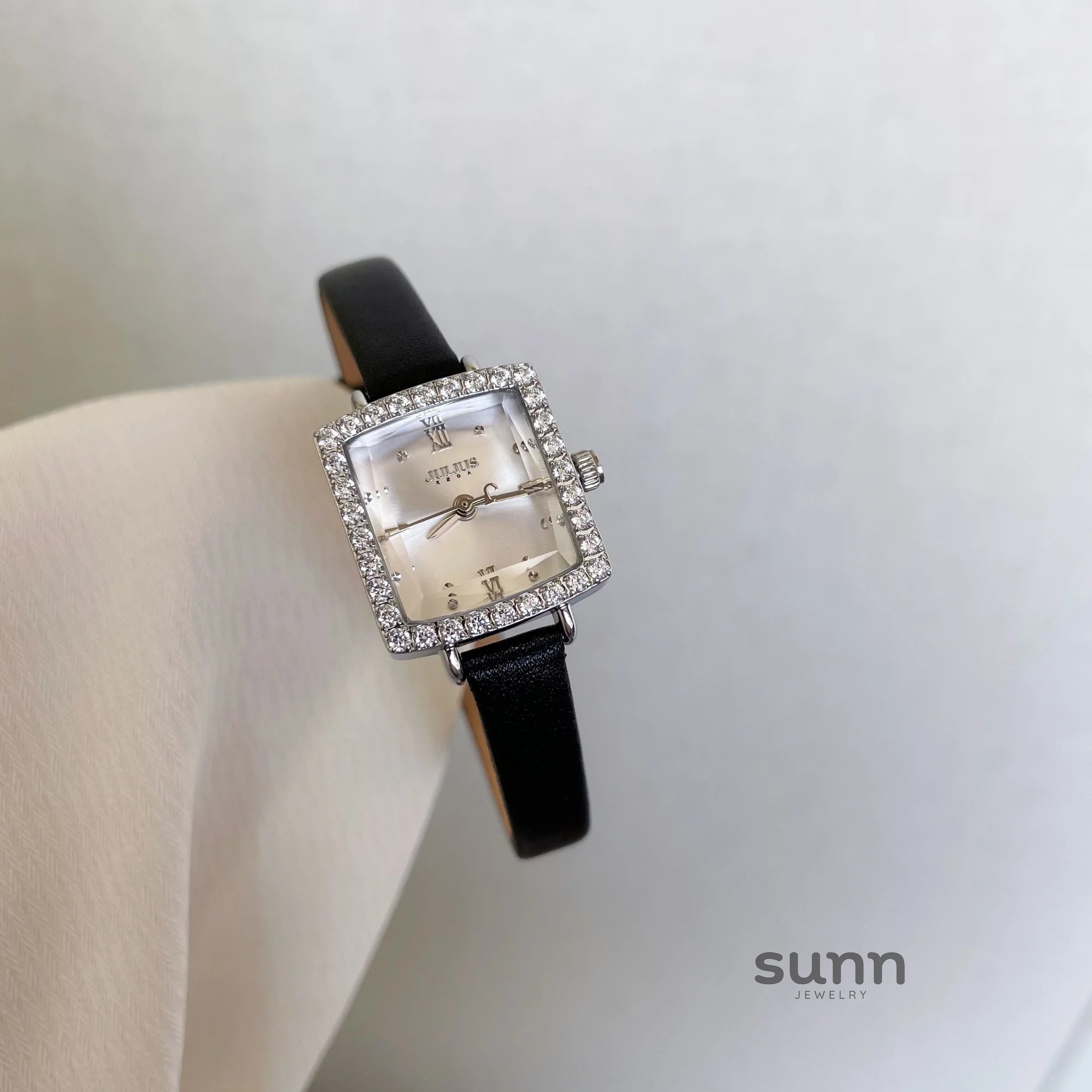 Ameliah Square Rhinestone Watch
