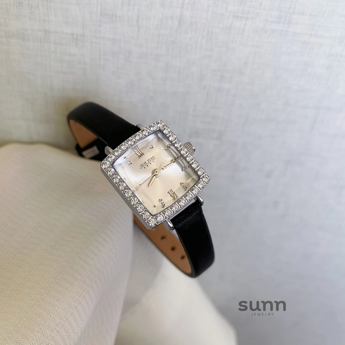 Ameliah Square Rhinestone Watch