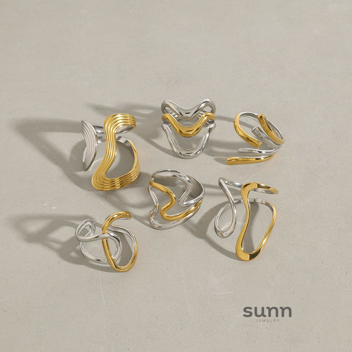 Amellia Modern Band Ring [1GCC0DFT]